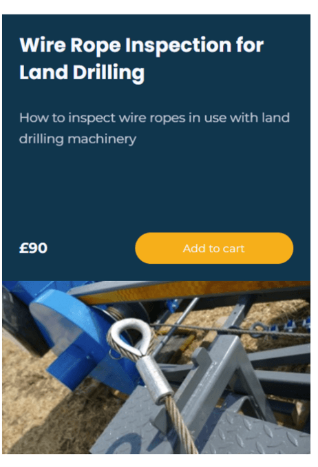 Updated BDA Online Course: Wire Rope Inspection for Land Drilling ...